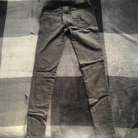American Eagle minimal ripped black skinny jeans - Picture 3 of 4